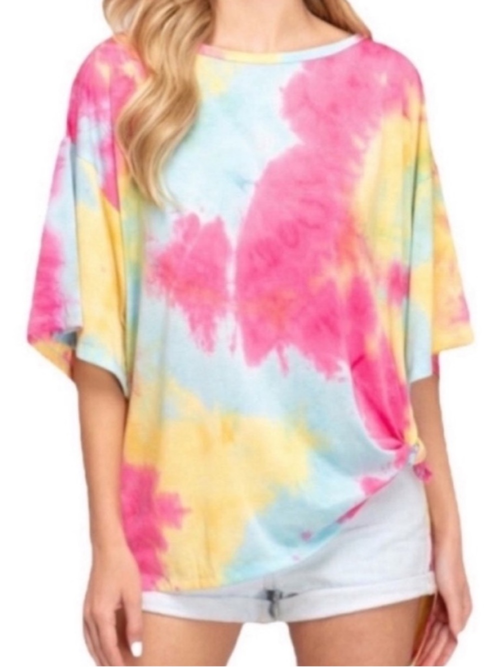 SHE AND SKY tie dye shirt top M